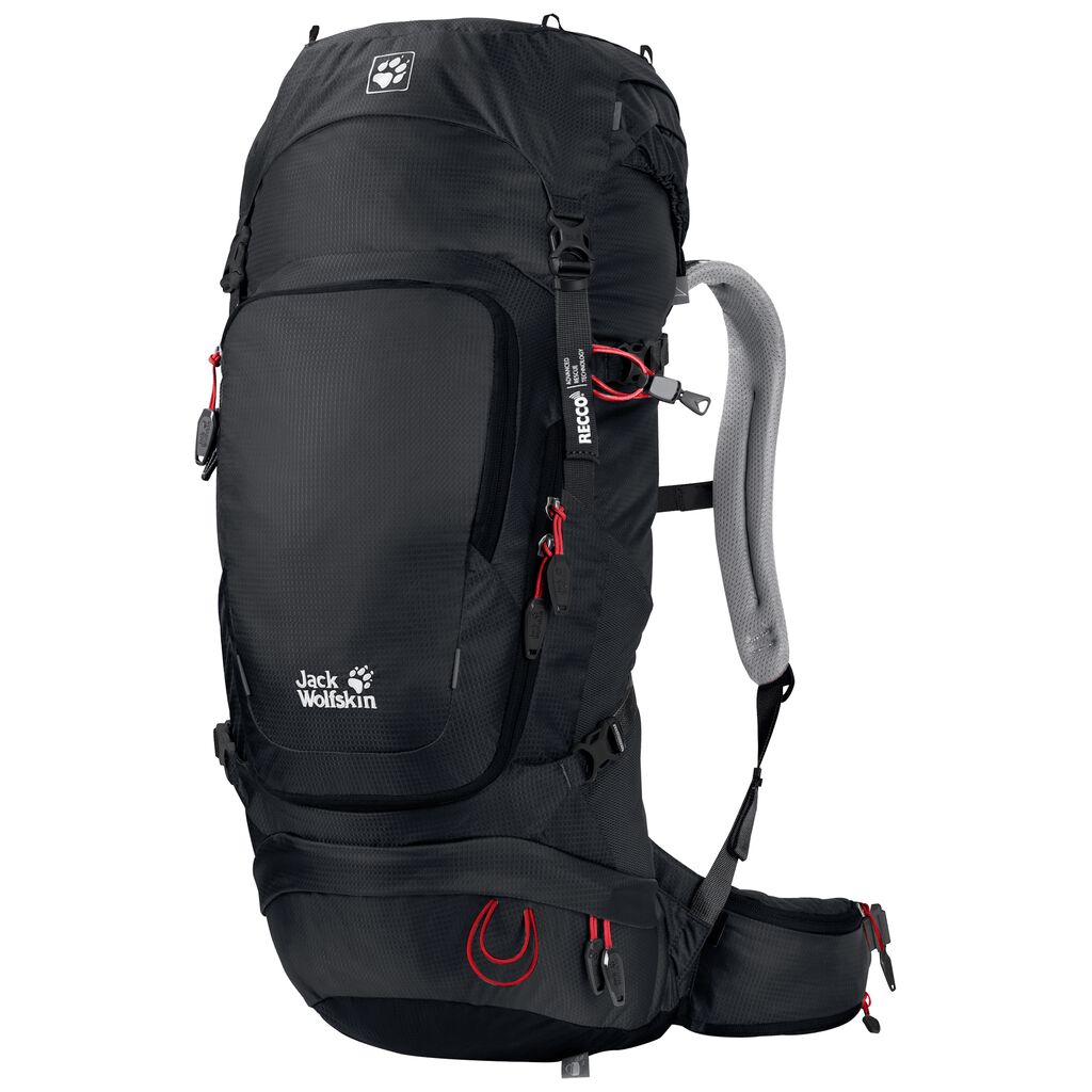 Jack Wolfskin ORBIT 34 RECCO backpack ταξιδιου ανδρικα μαυρα | GR8033162